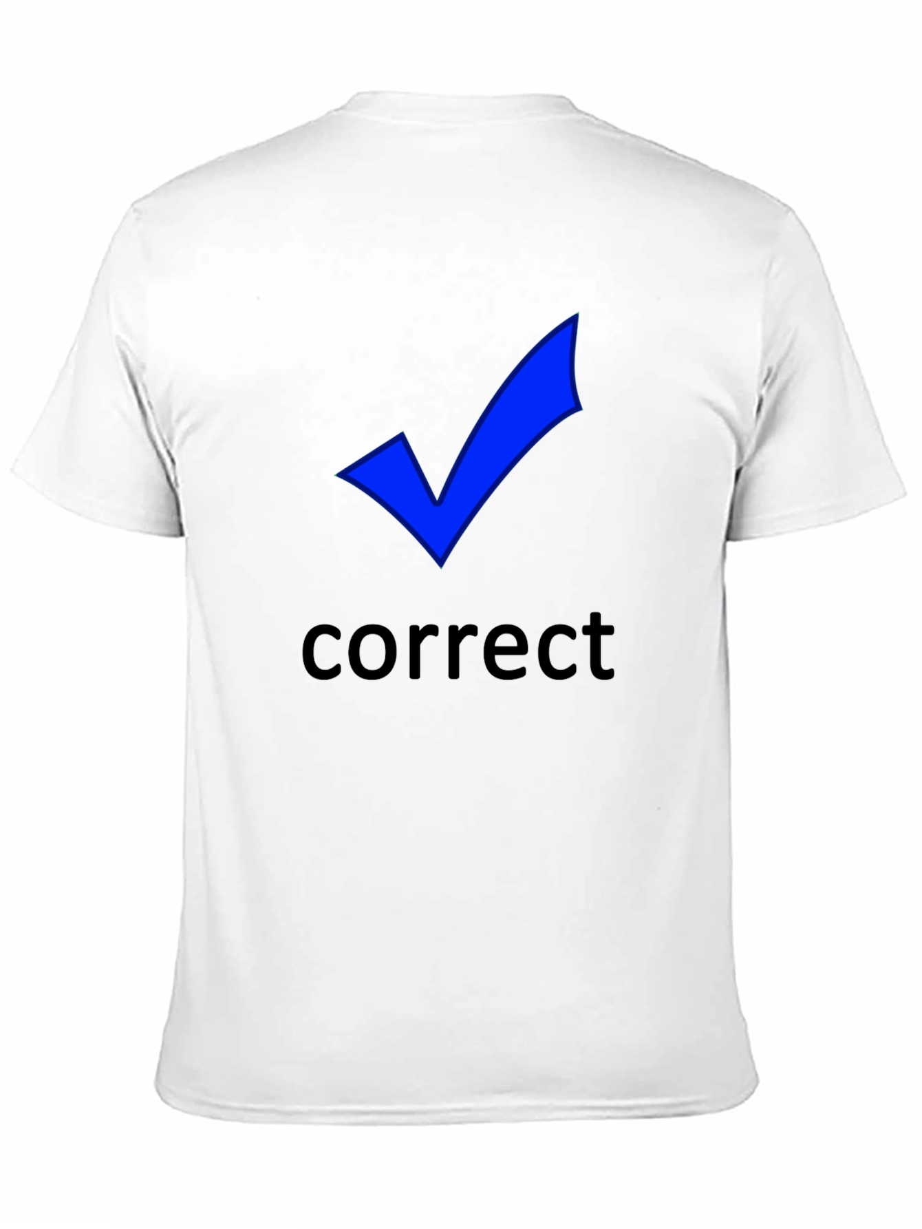Correct Check Mark T-Shirt - Black
