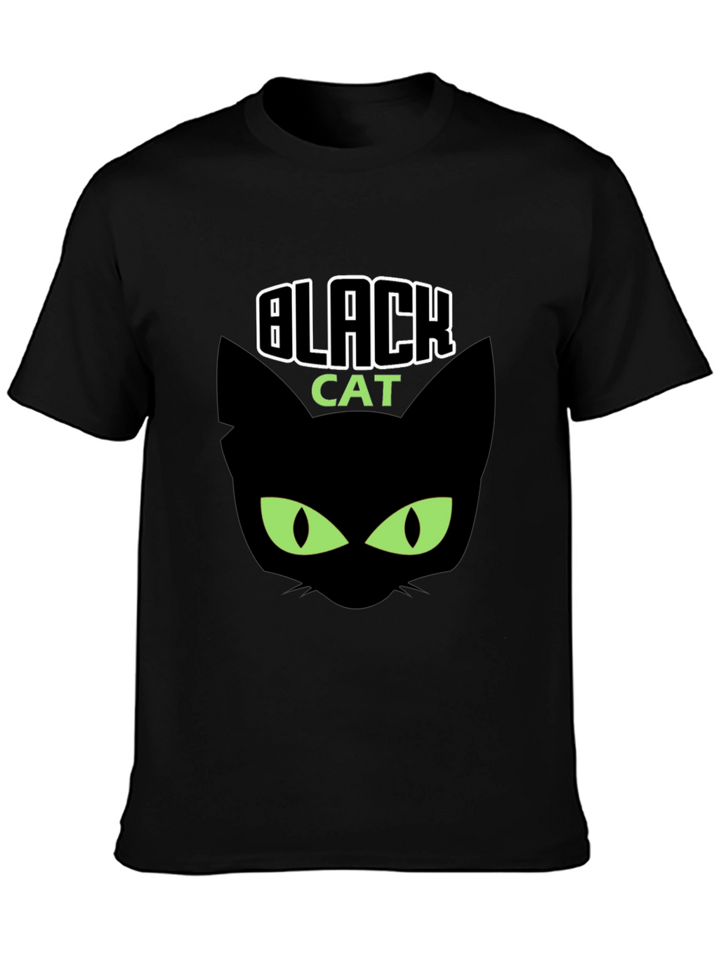 Black Cat Graphic T-Shirt