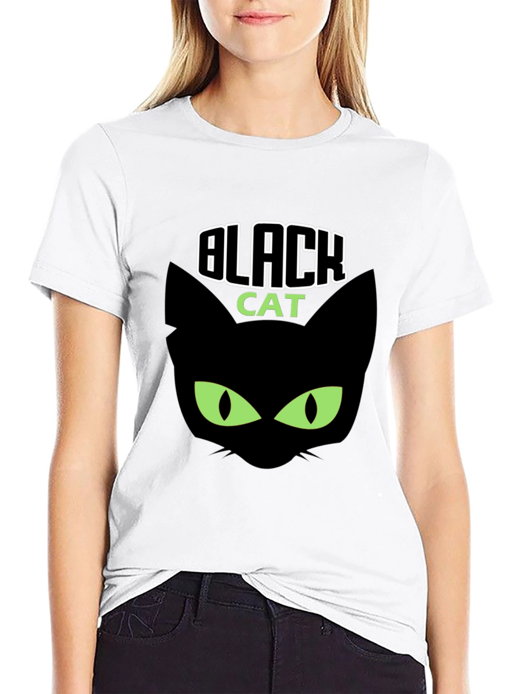 Black Cat Graphic T-Shirt