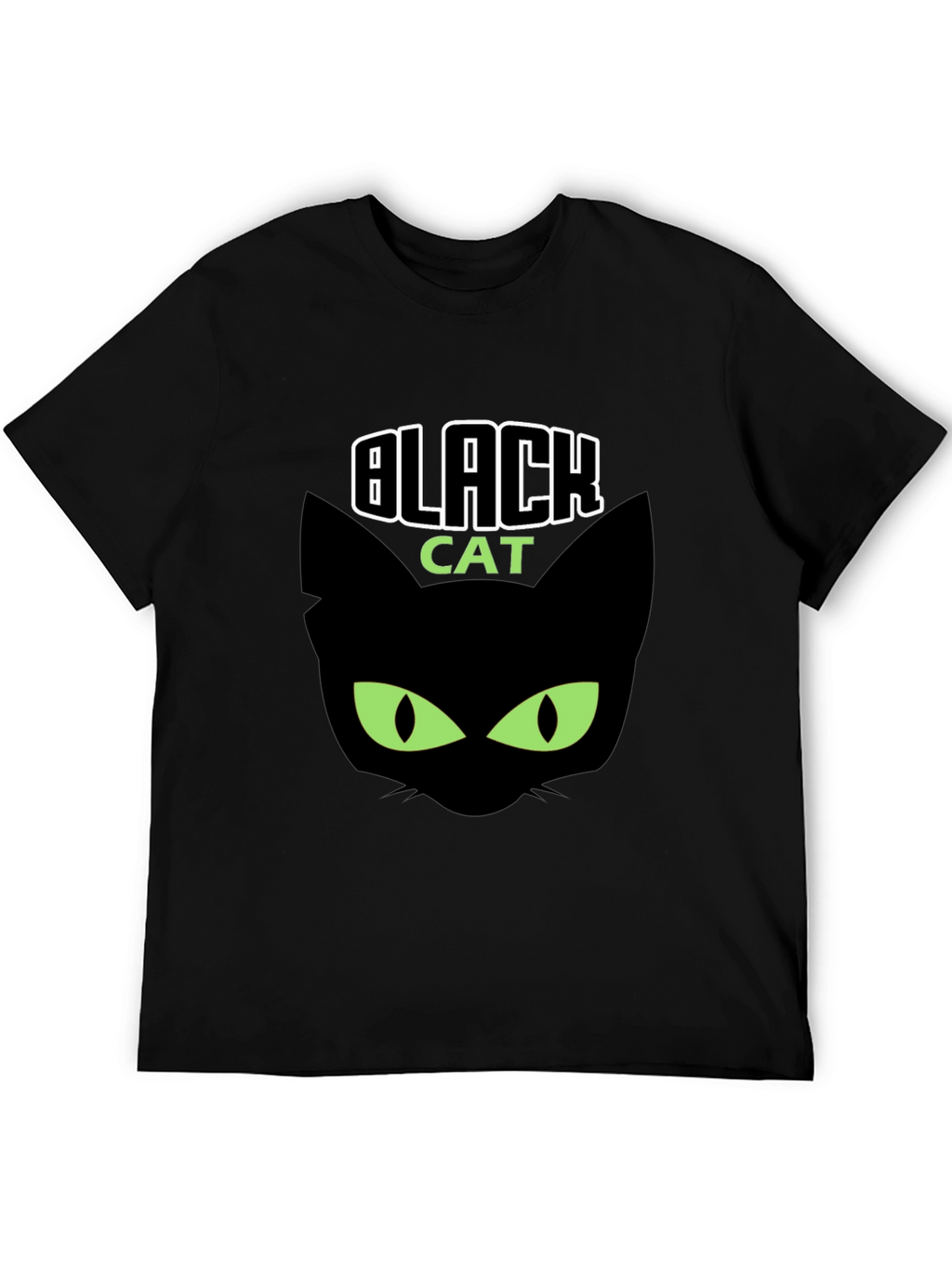 Black Cat Graphic T-Shirt