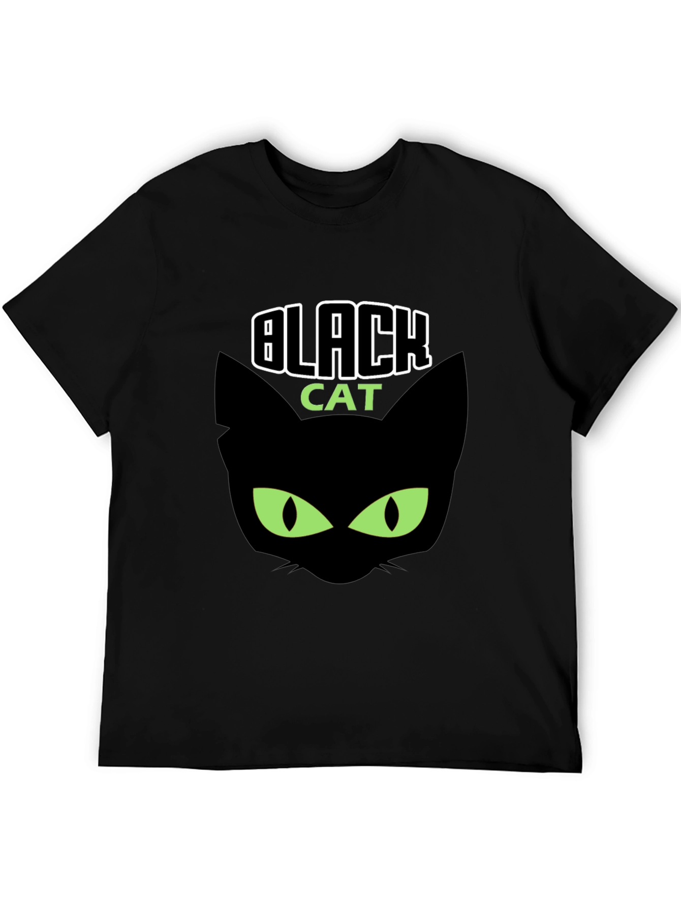 Black Cat Graphic T-Shirt