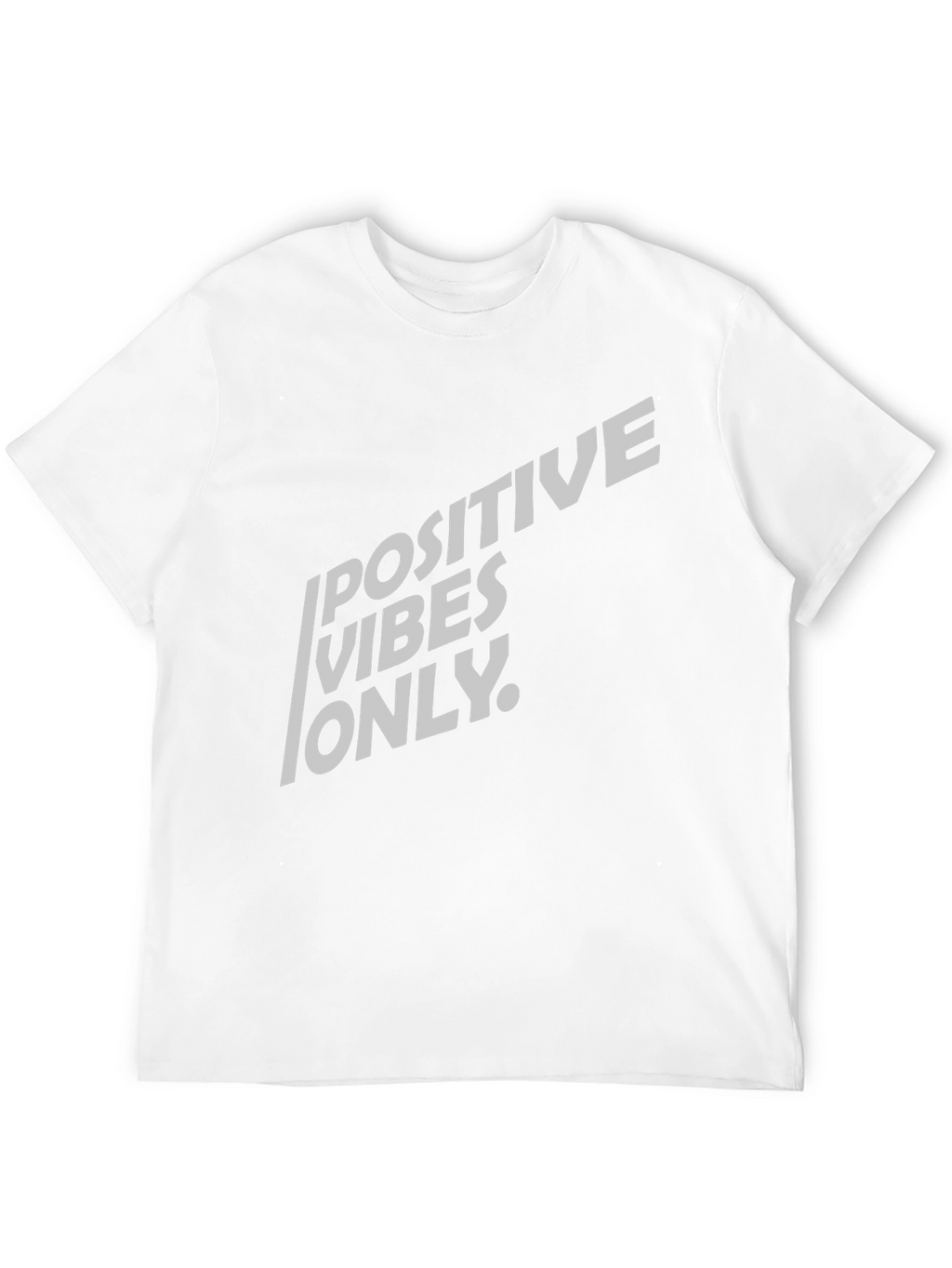 Positive Vibes Only Graphic T-Shirt - Black
