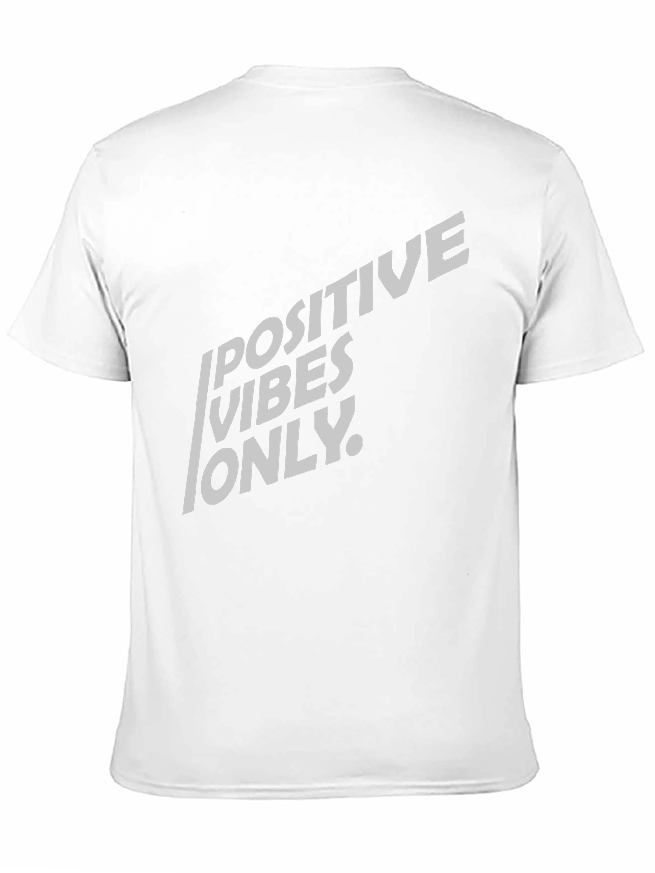 Positive Vibes Only Graphic T-Shirt - Black