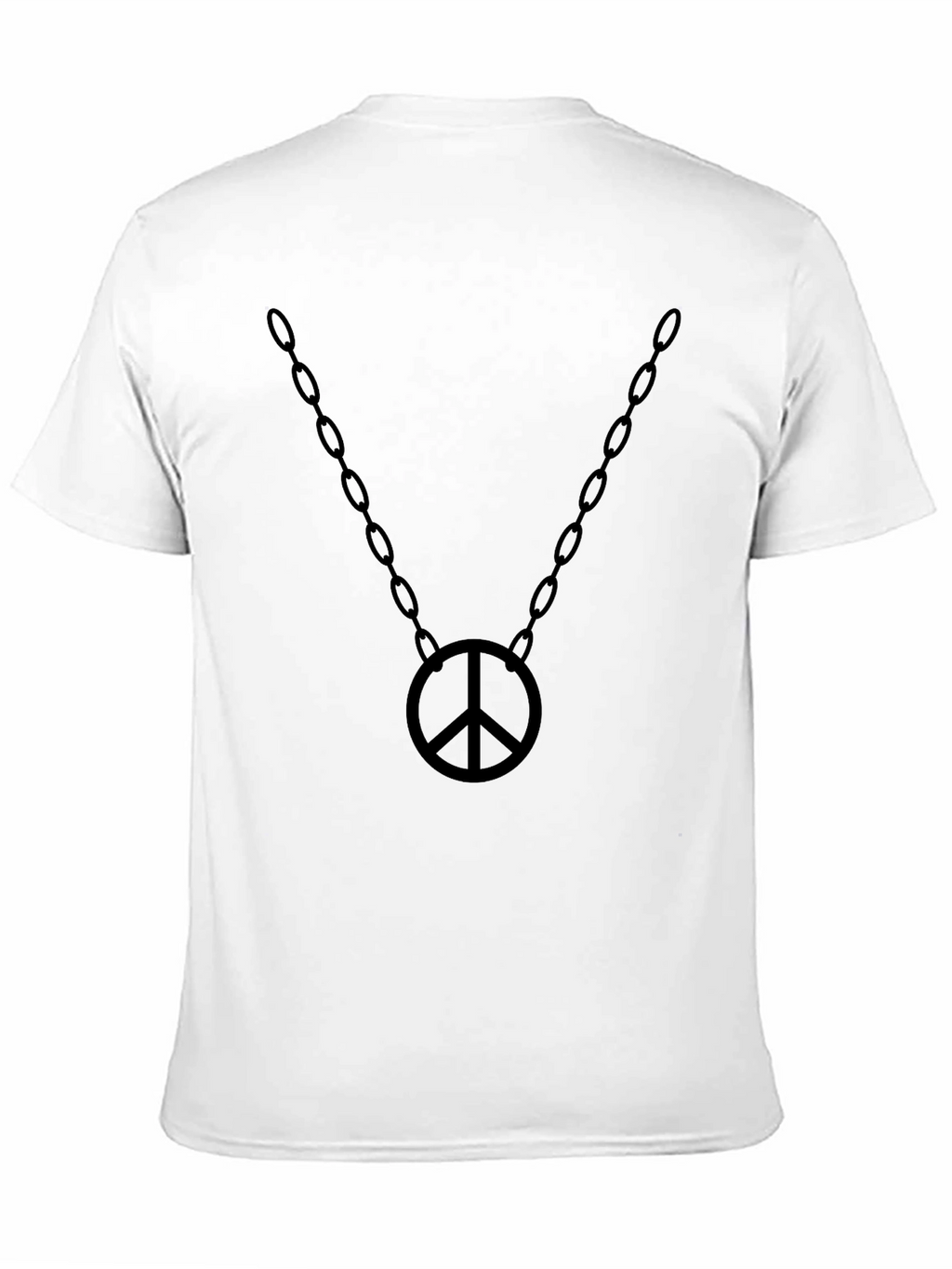 Peace Symbol Chain T-Shirt - Stylish Graphic Tee
