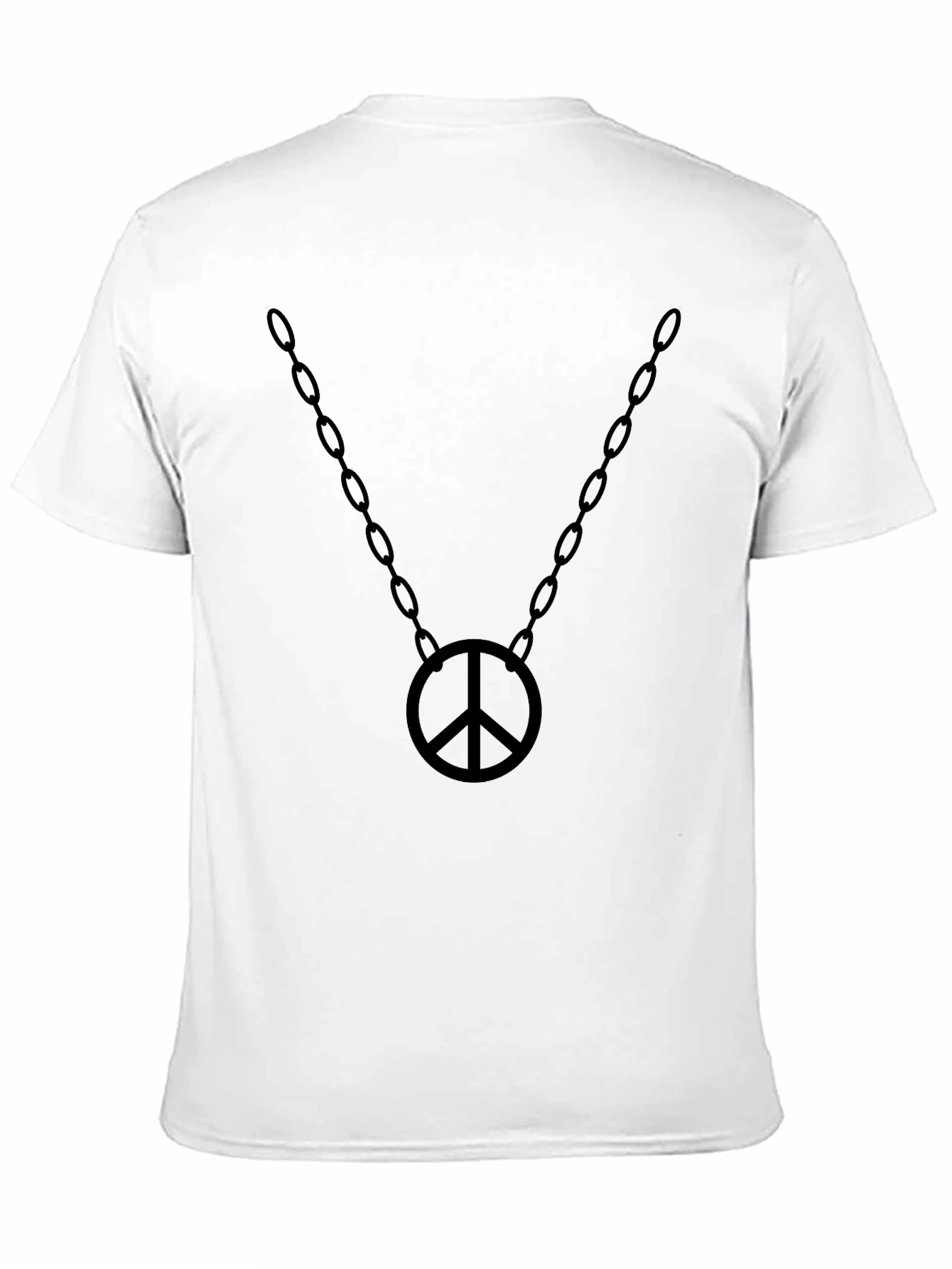 Peace Symbol Chain T-Shirt - Stylish Graphic Tee