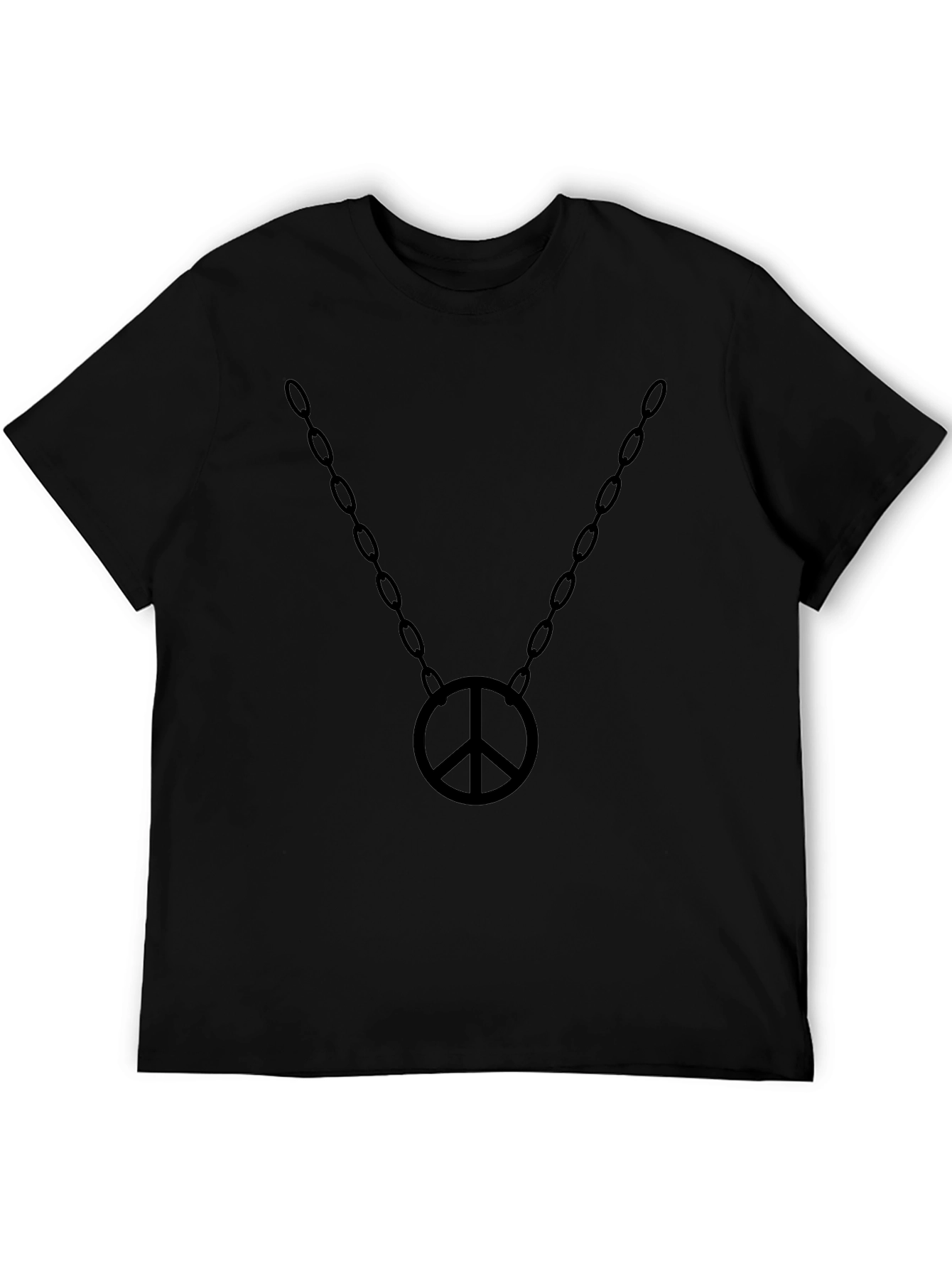 Peace Symbol Chain T-Shirt - Stylish Graphic Tee