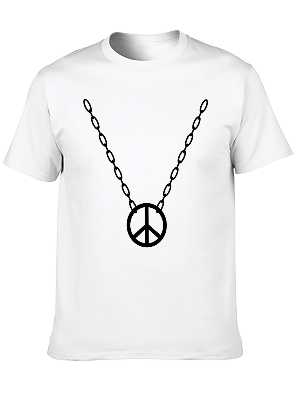 Peace Symbol Chain T-Shirt - Stylish Graphic Tee
