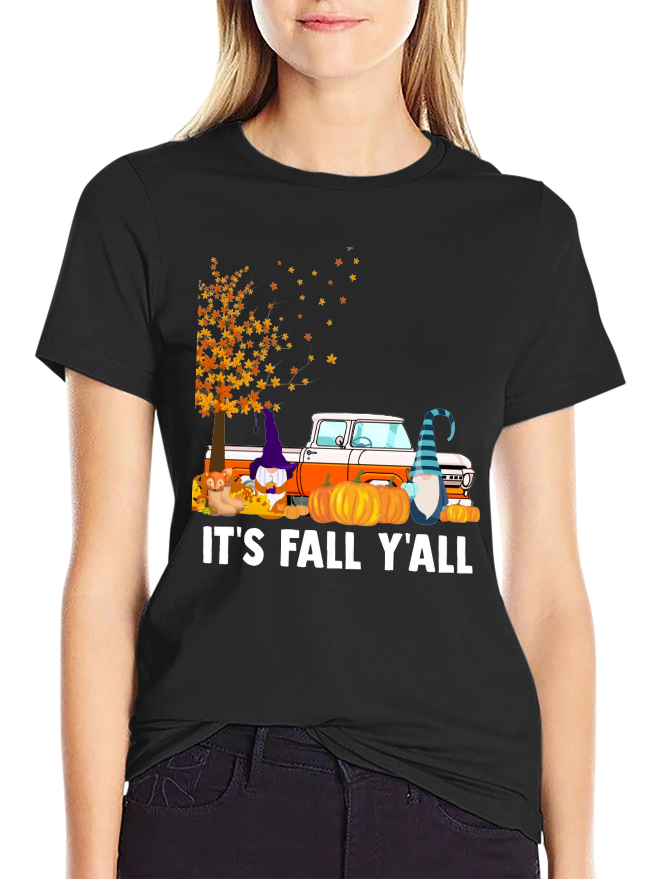 Its Fall Yall Shirt Pumpkin Truck Tee