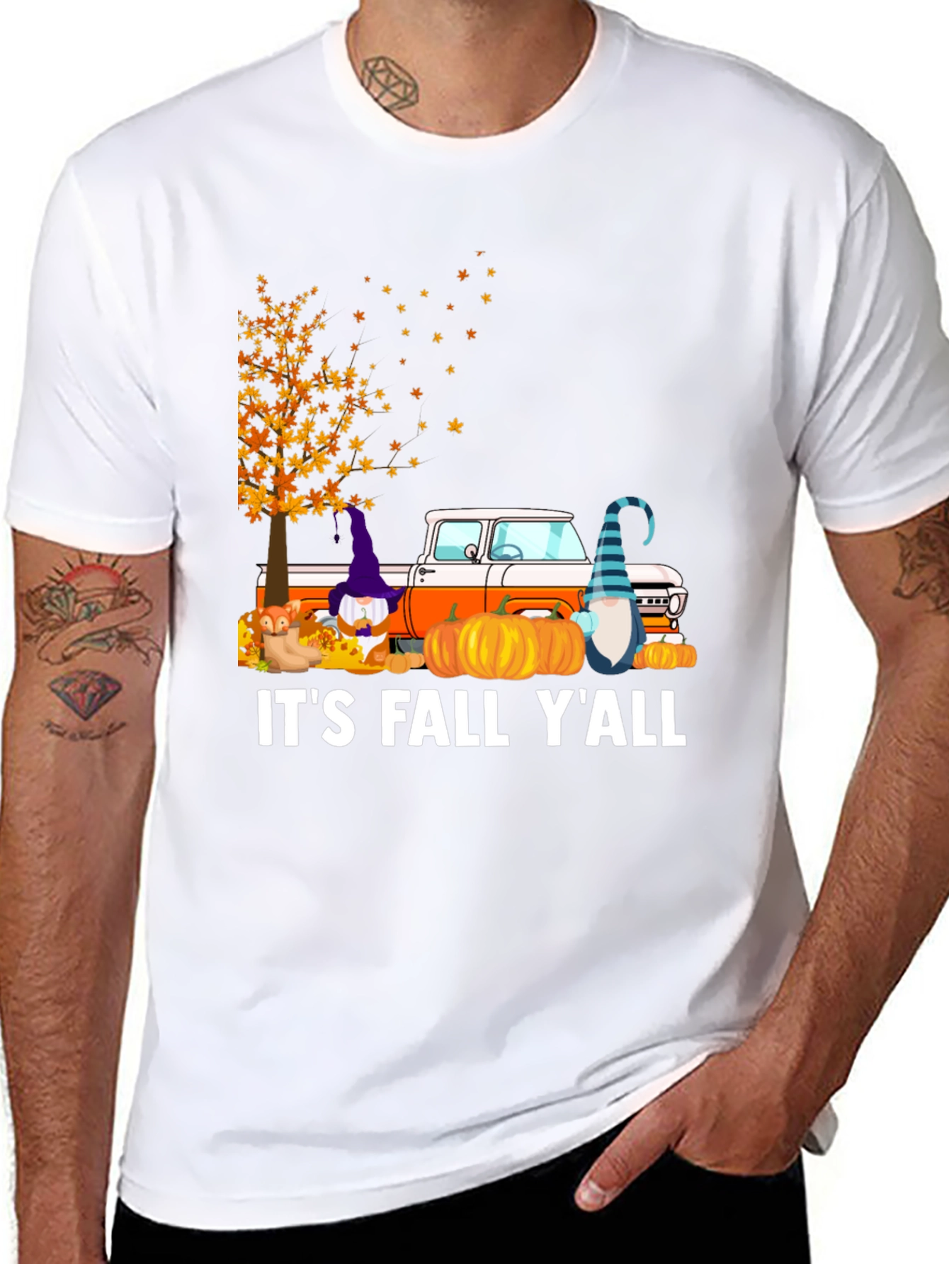 Its Fall Yall Shirt Pumpkin Truck Tee