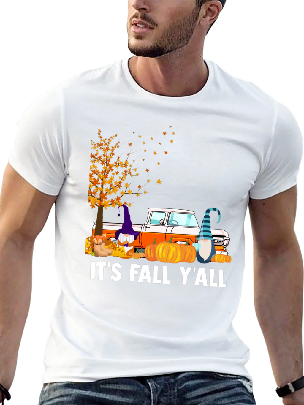 Its Fall Yall Shirt Pumpkin Truck Tee