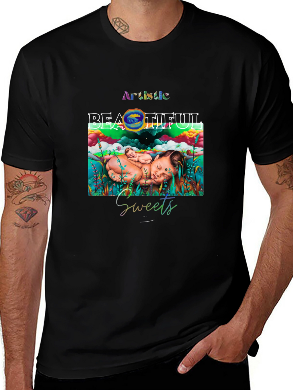Artistic Baby Graphic Tee