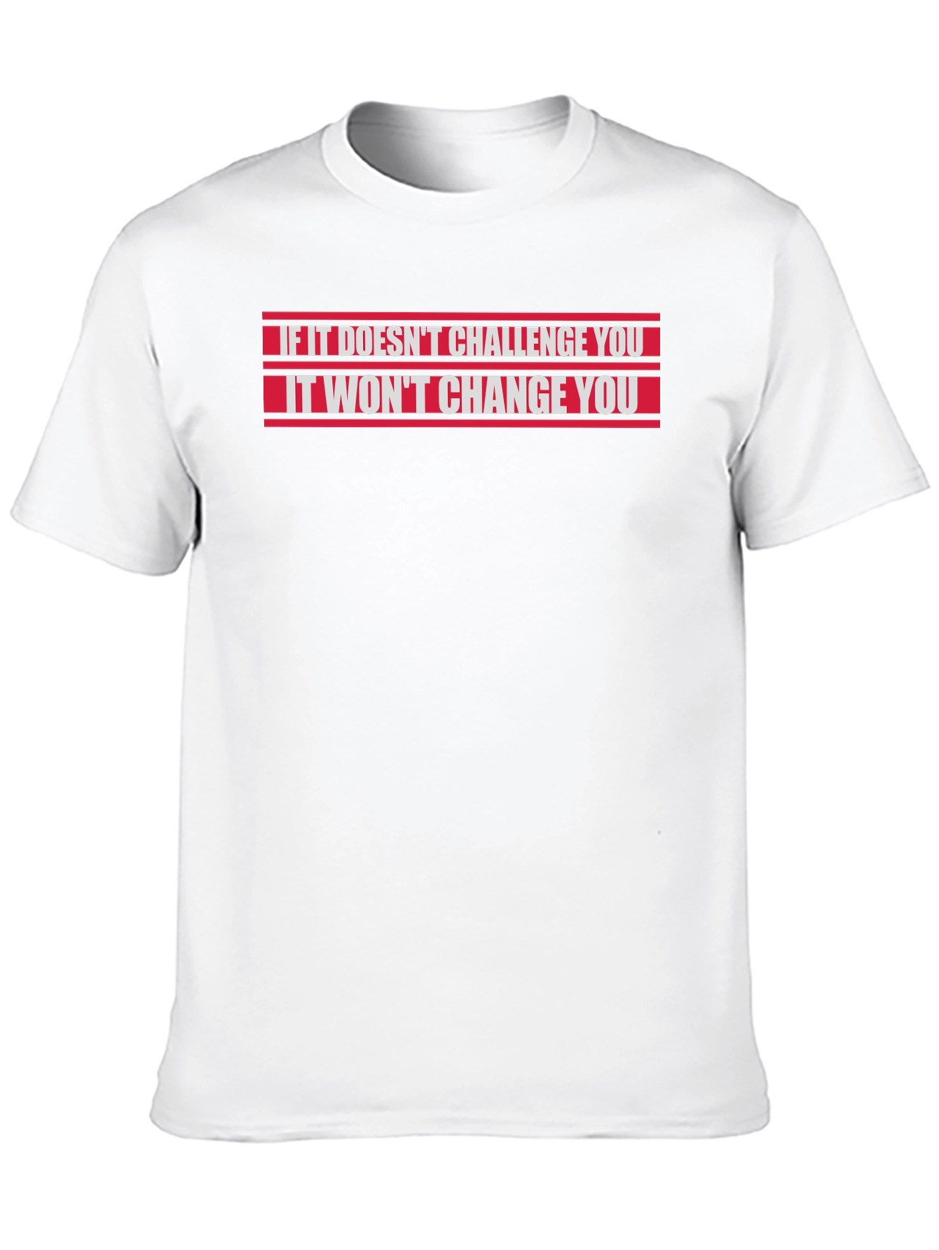 Challenge Yourself Black Graphic T-Shirt