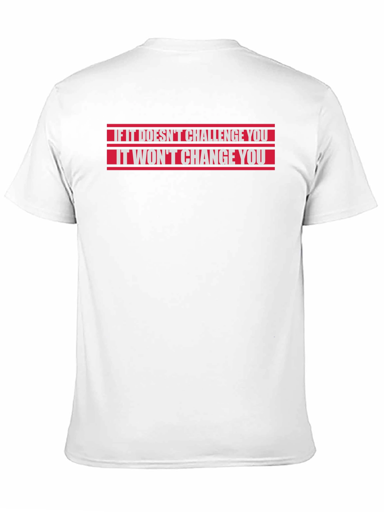 Challenge Yourself Black Graphic T-Shirt