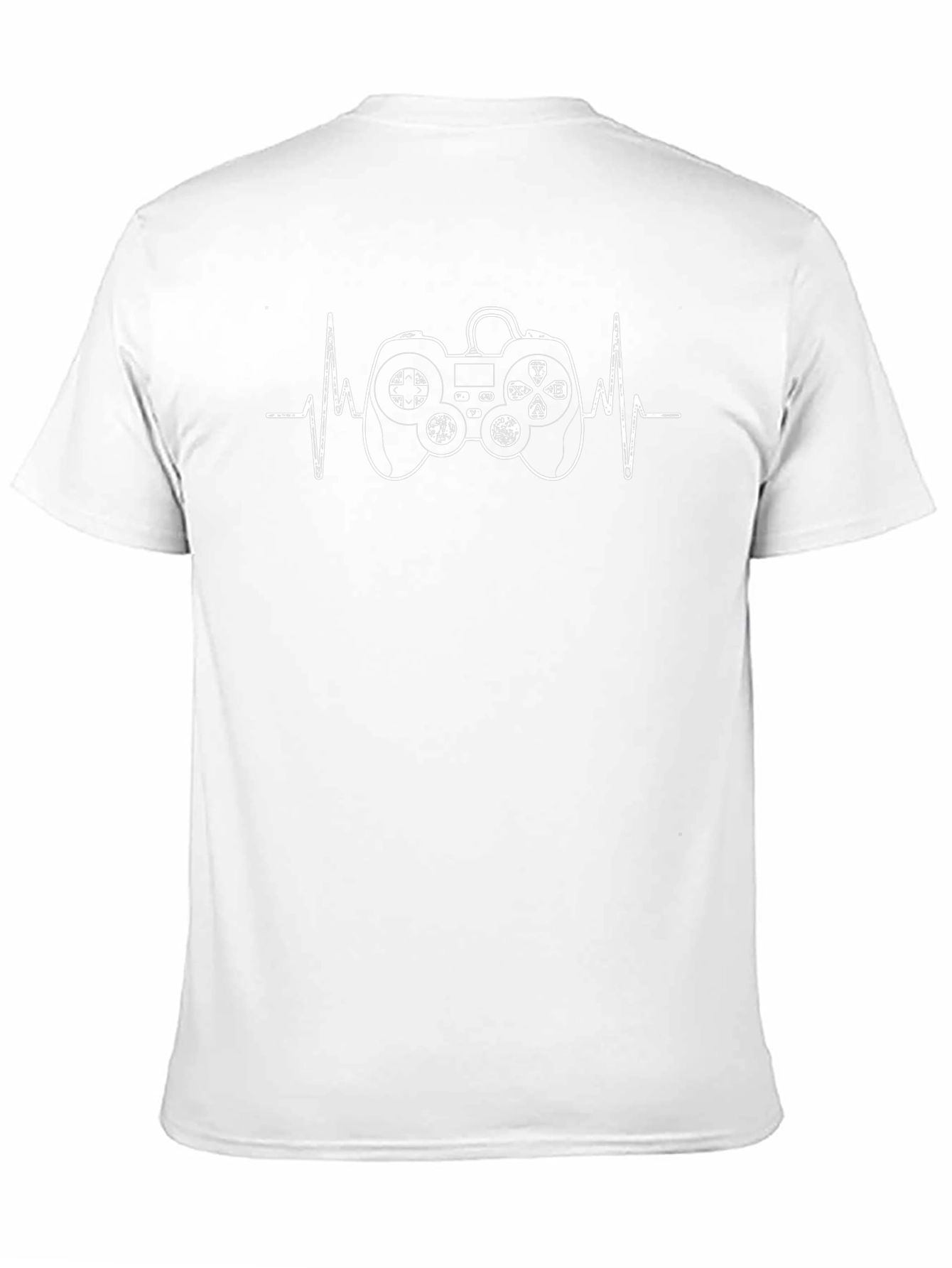 Gamer Heartbeat T-Shirt - Play Hard Live Longer!