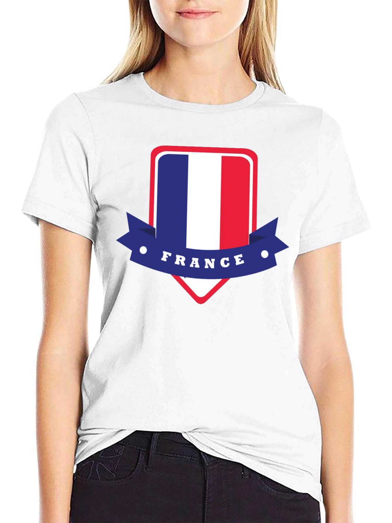 France Flag T-Shirt - Patriotic French Pride Tee