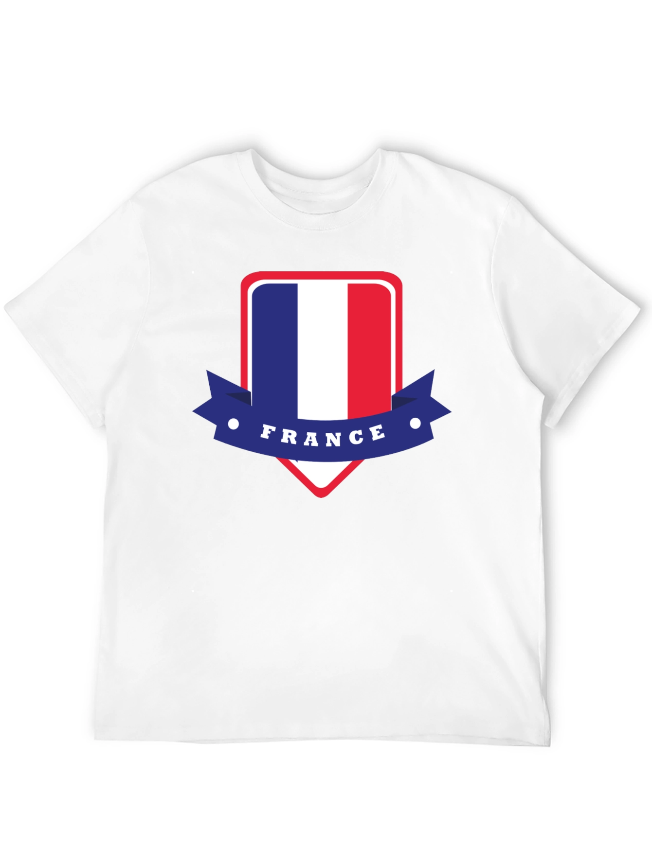 France Flag T-Shirt - Patriotic French Pride Tee