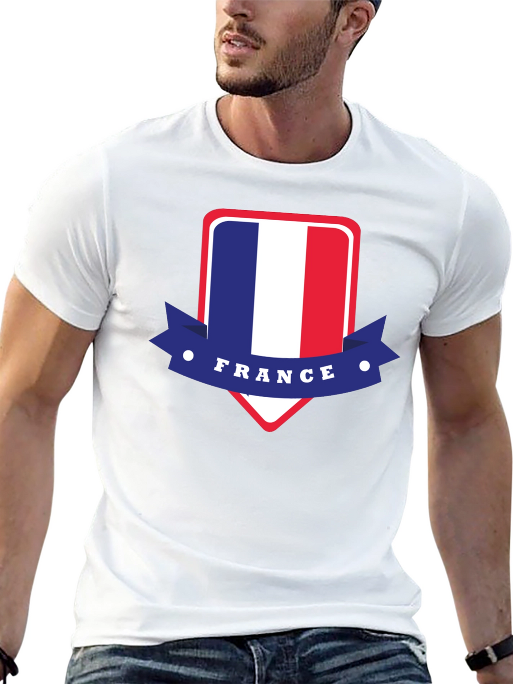 France Flag T-Shirt - Patriotic French Pride Tee
