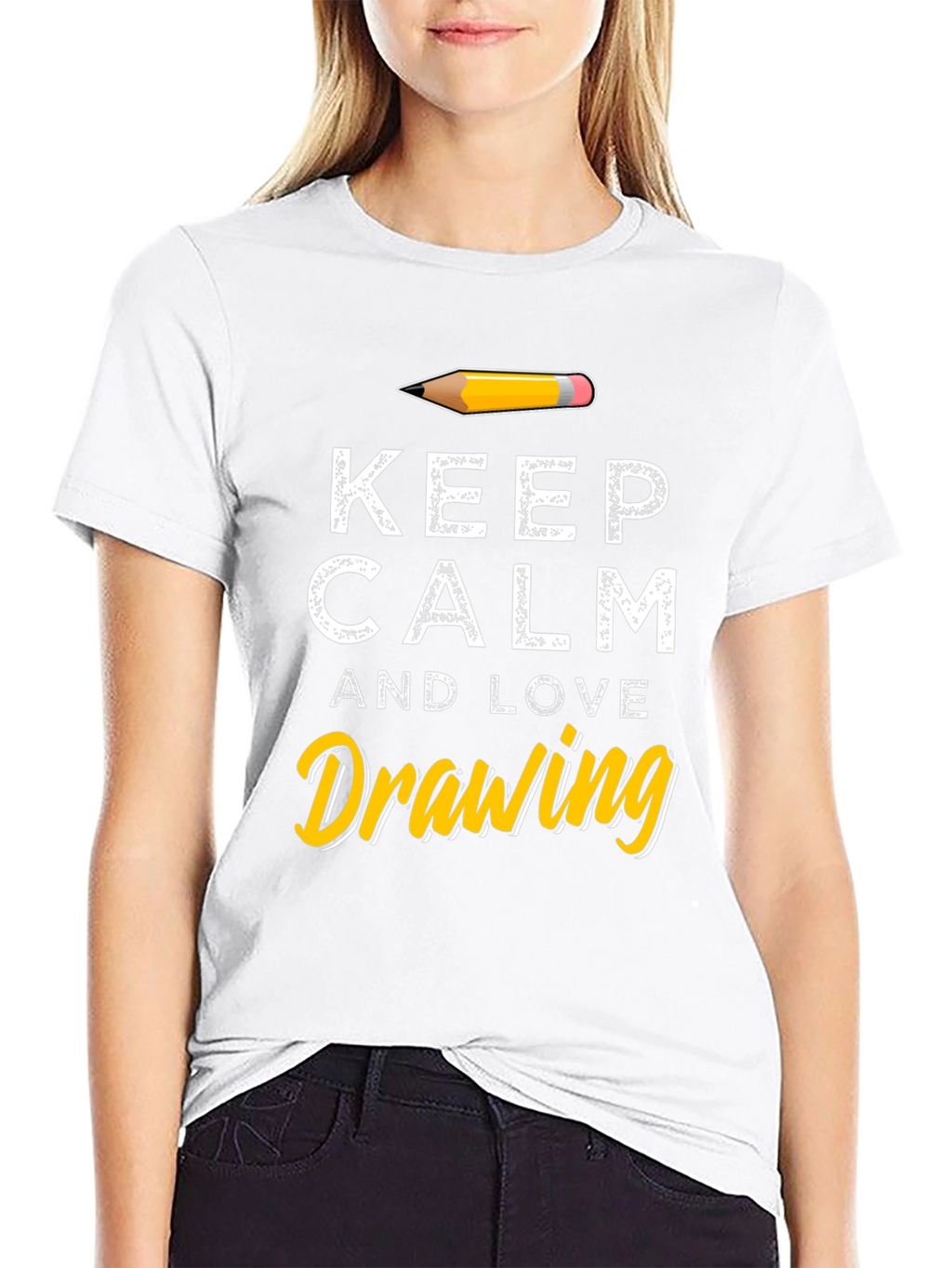 Keep Calm and Love Drawing T-Shirt