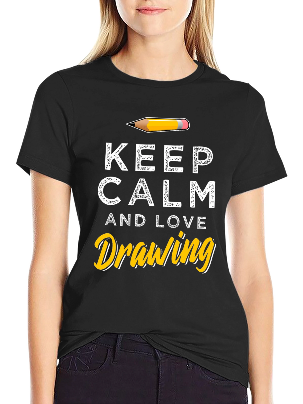 Keep Calm and Love Drawing T-Shirt