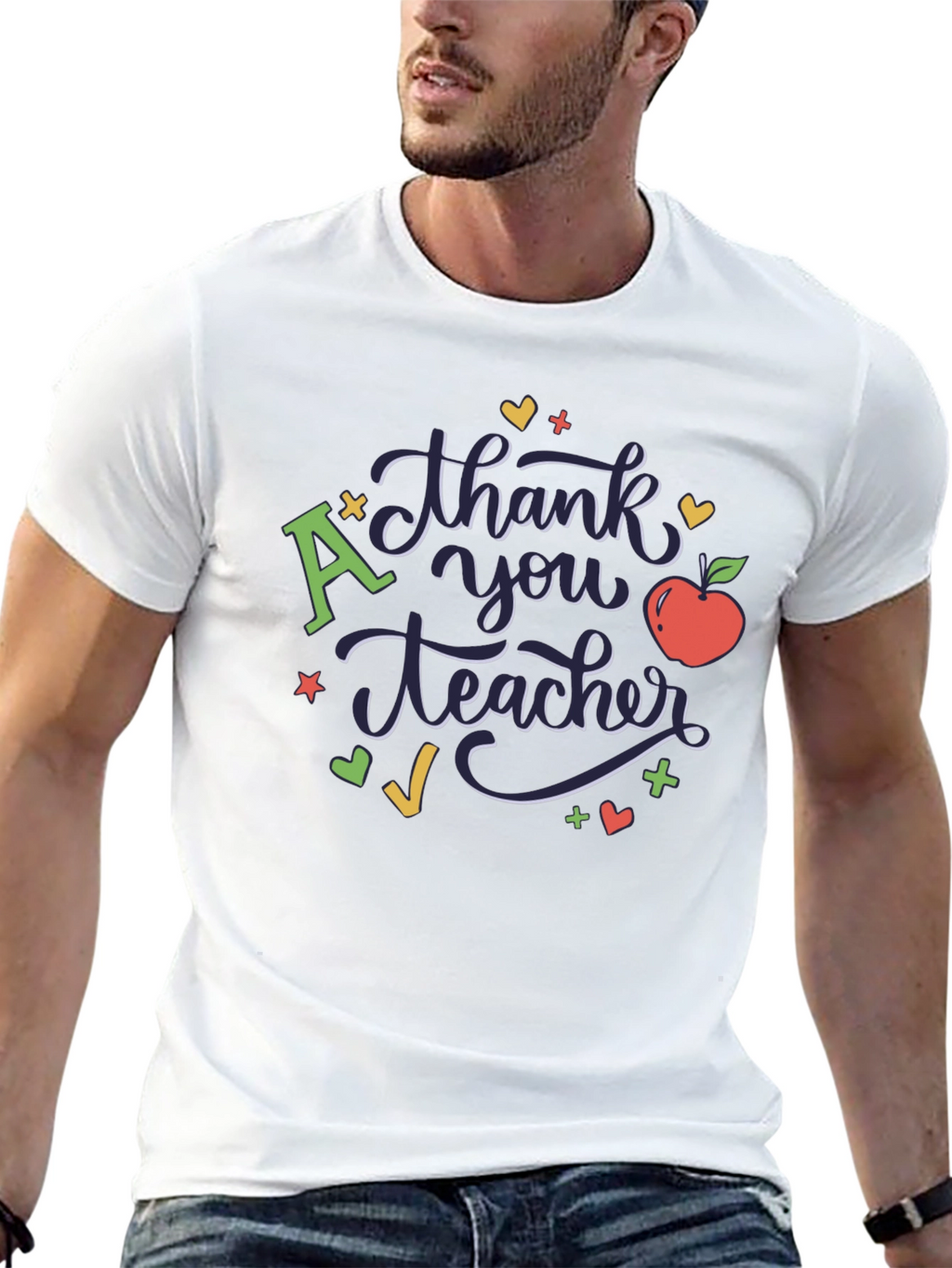 Thank You Teacher Graphic T-Shirt