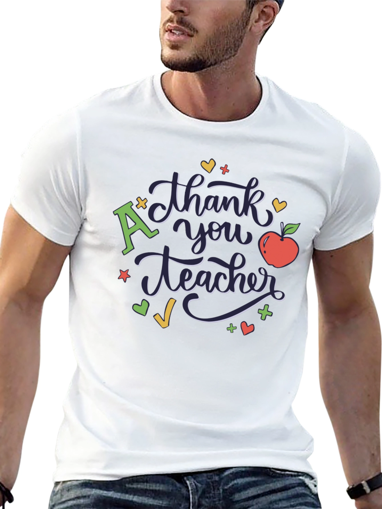 Thank You Teacher Graphic T-Shirt