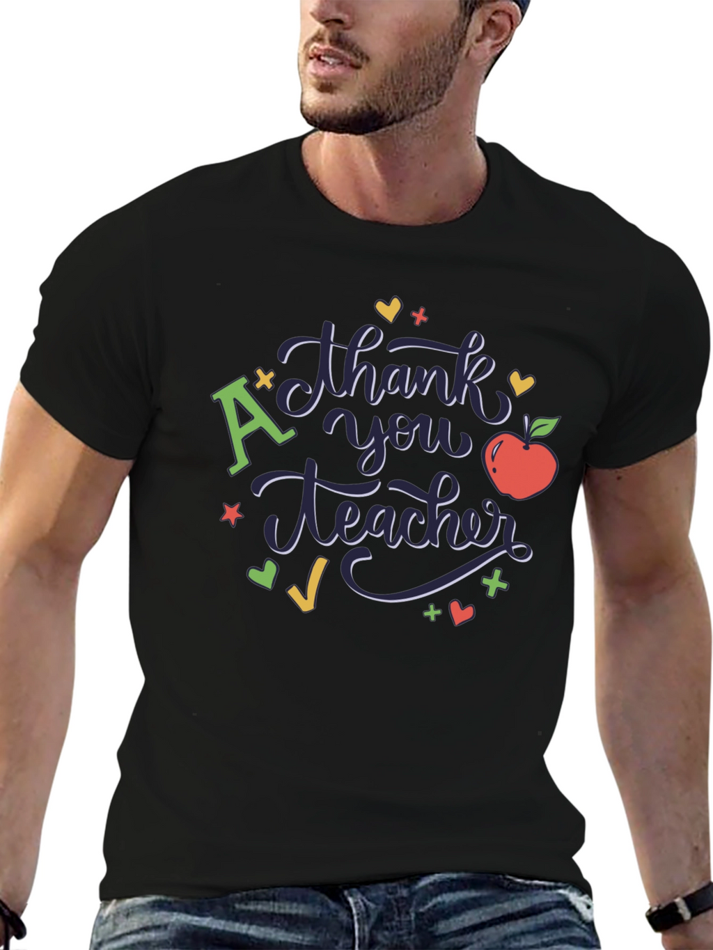 Thank You Teacher Graphic T-Shirt