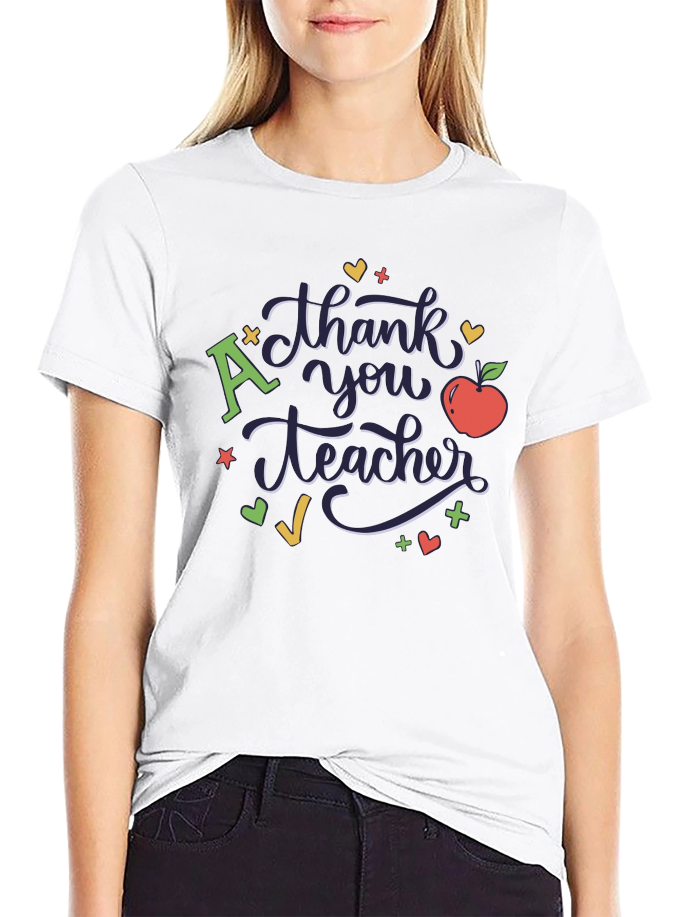 Thank You Teacher Graphic T-Shirt