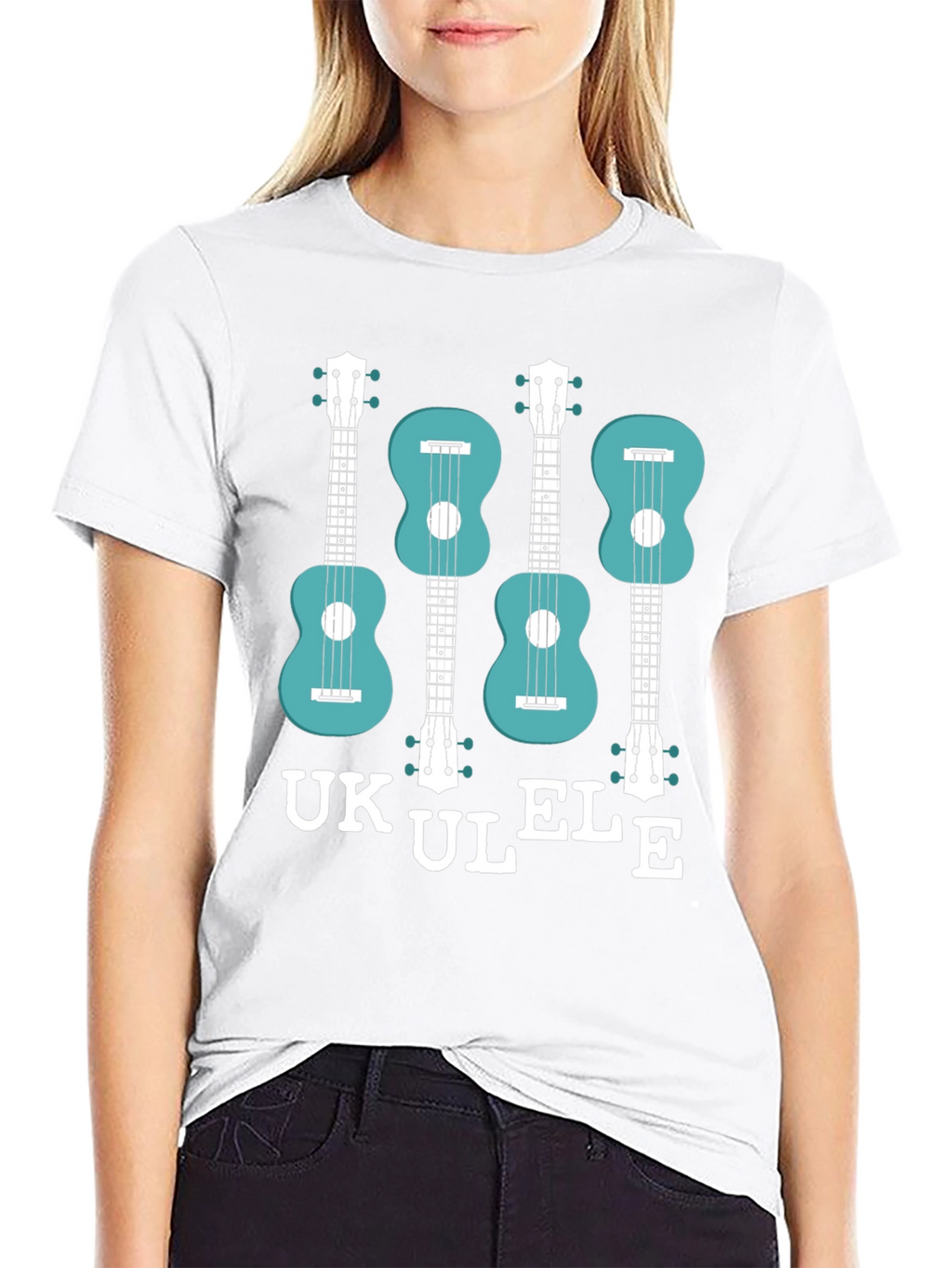 Ukulele Graphic T-Shirt - Musical Instrument Tee