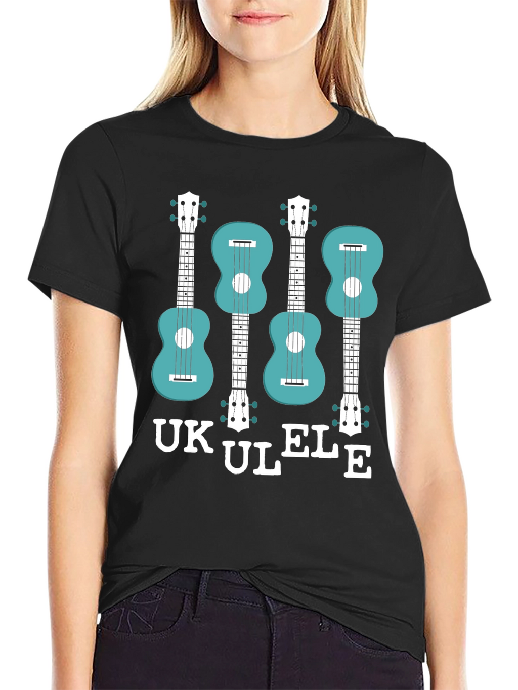 Ukulele Graphic T-Shirt - Musical Instrument Tee
