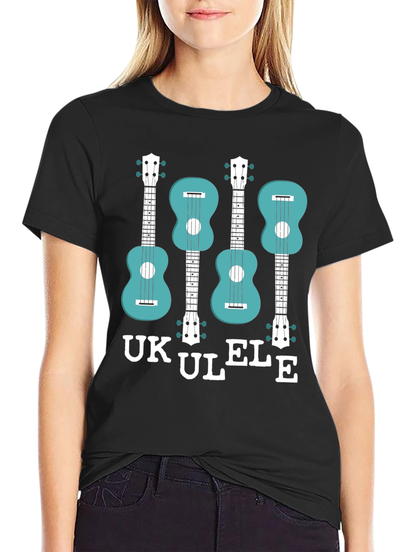 Ukulele Graphic T-Shirt - Musical Instrument Tee