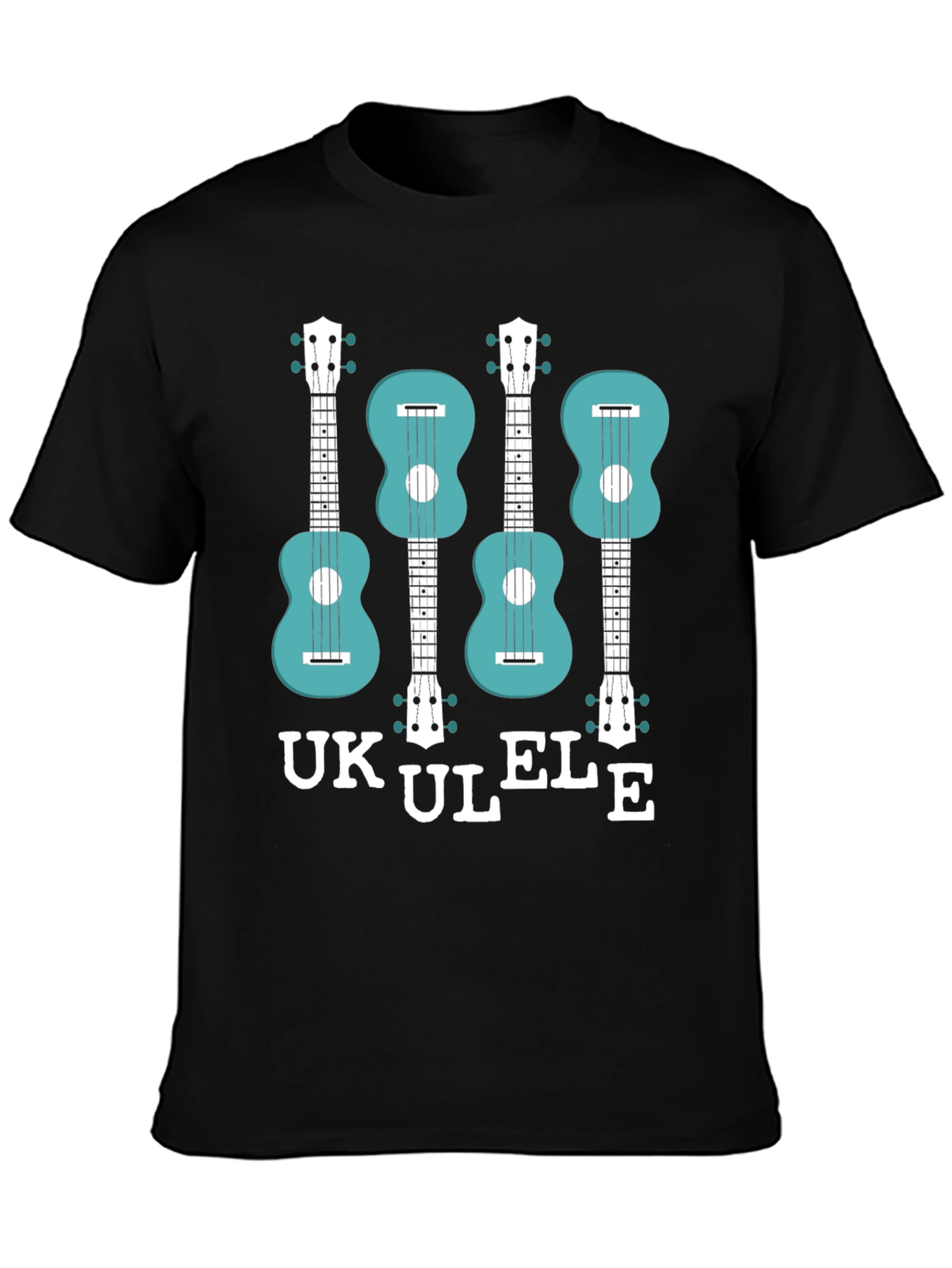 Ukulele Graphic T-Shirt - Musical Instrument Tee