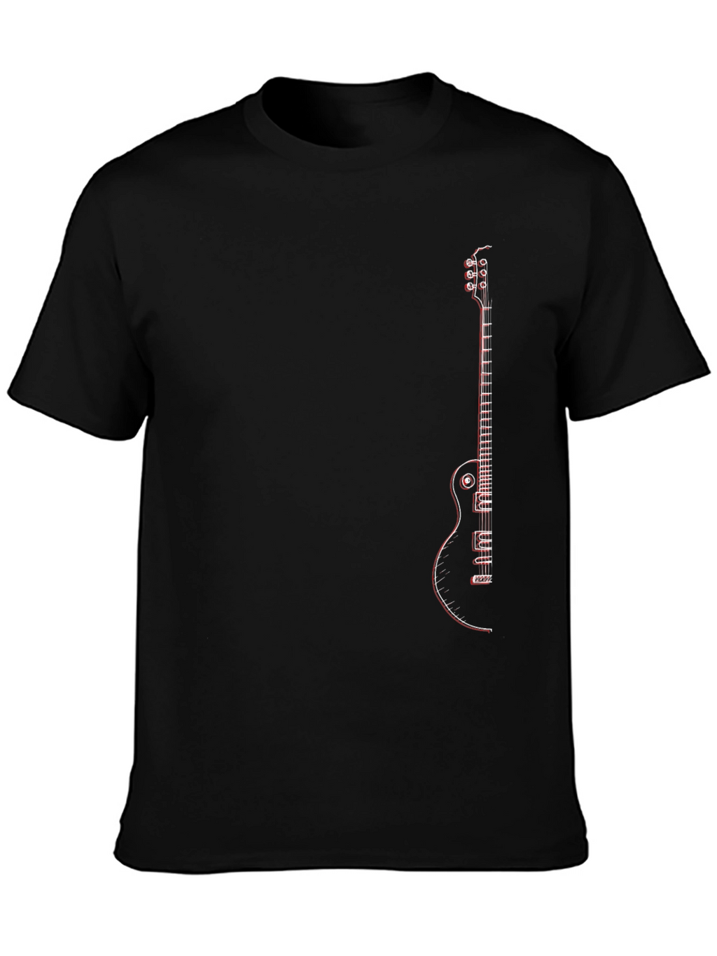 Guitar Graphic T-Shirt - Rocker Style
