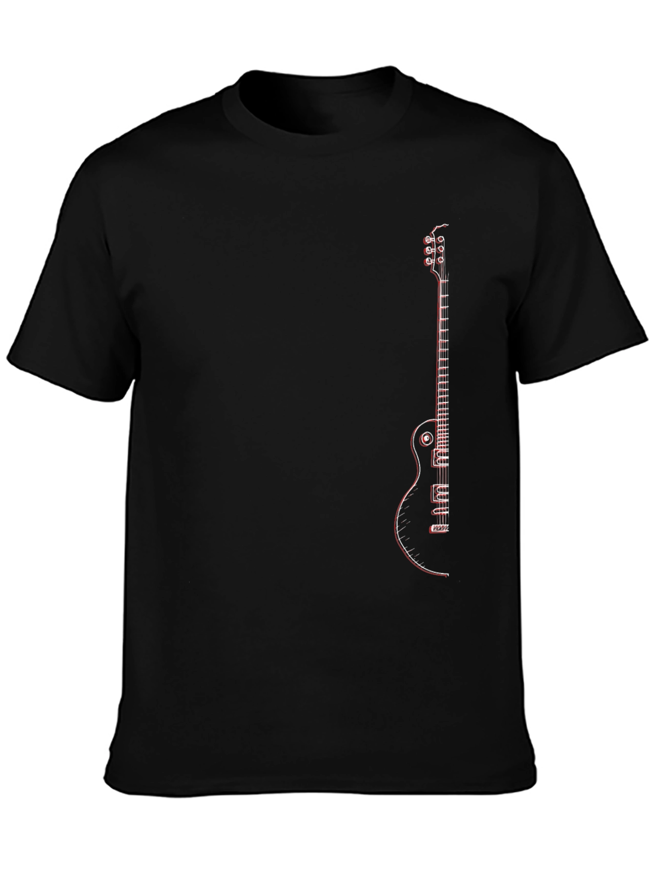 Guitar Graphic T-Shirt - Rocker Style