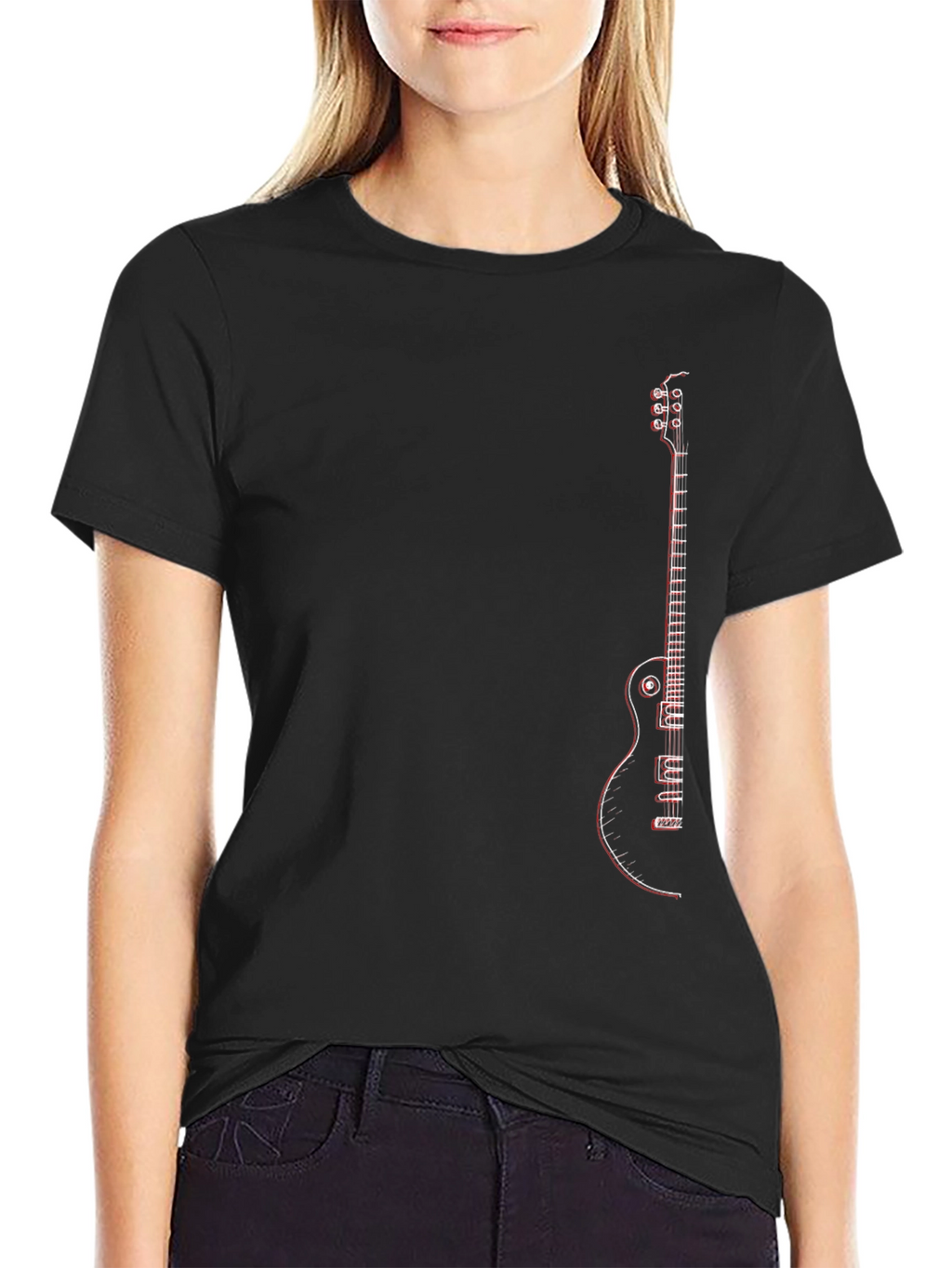 Guitar Graphic T-Shirt - Rocker Style