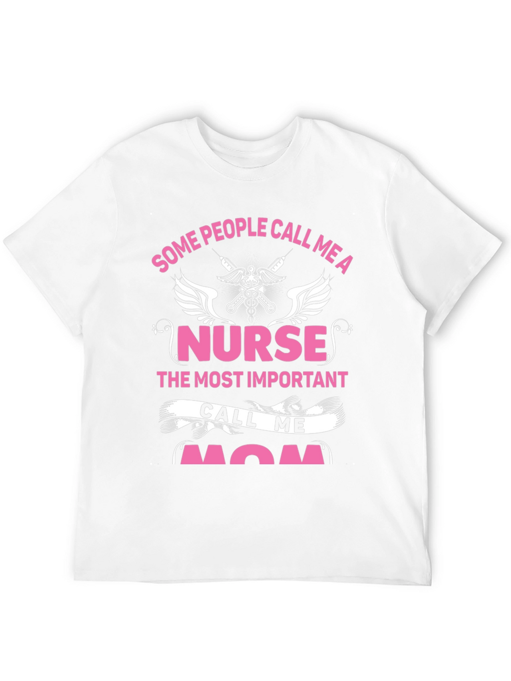 Nurse Mom Graphic T-Shirt - Black