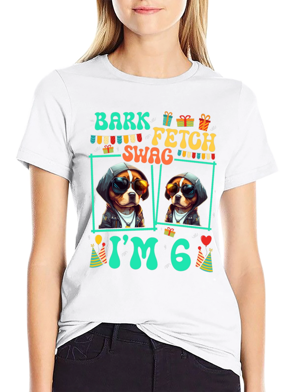 Bark Fetch Swag Im 6 T-Shirt