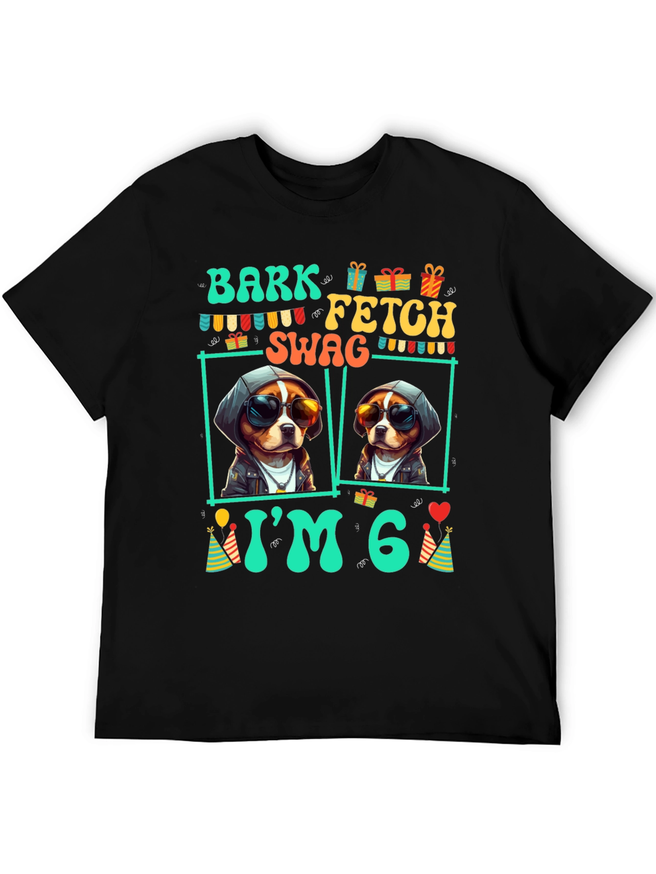 Bark Fetch Swag Im 6 T-Shirt