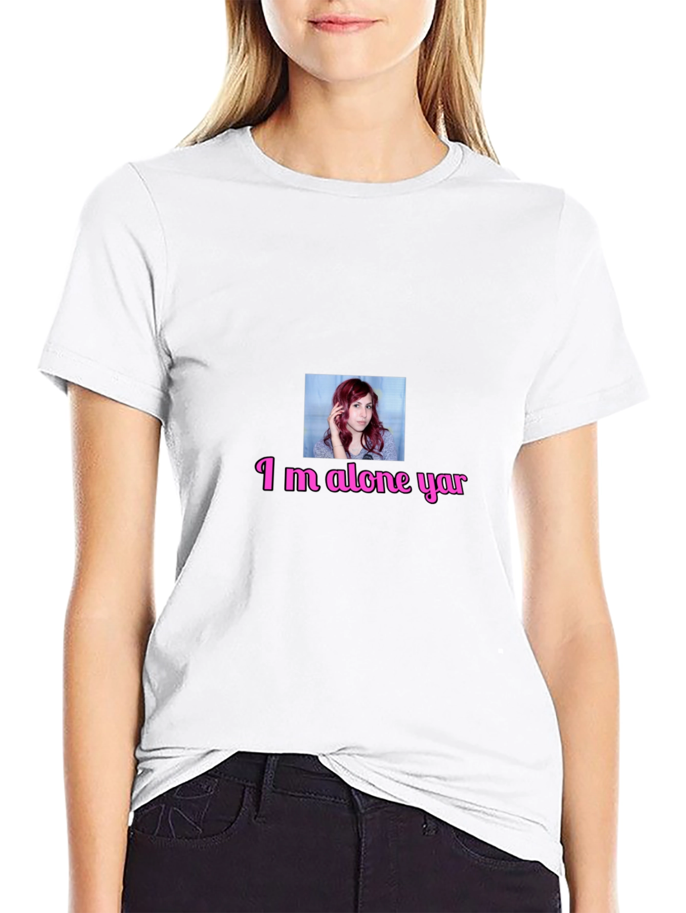 Im Alone Yar T-Shirt - Black
