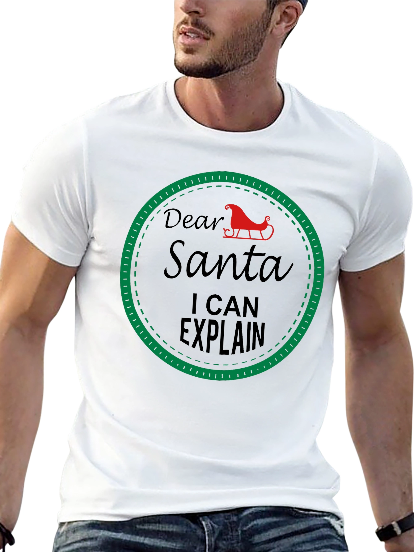 Dear Santa I Can Explain Holiday T-Shirt