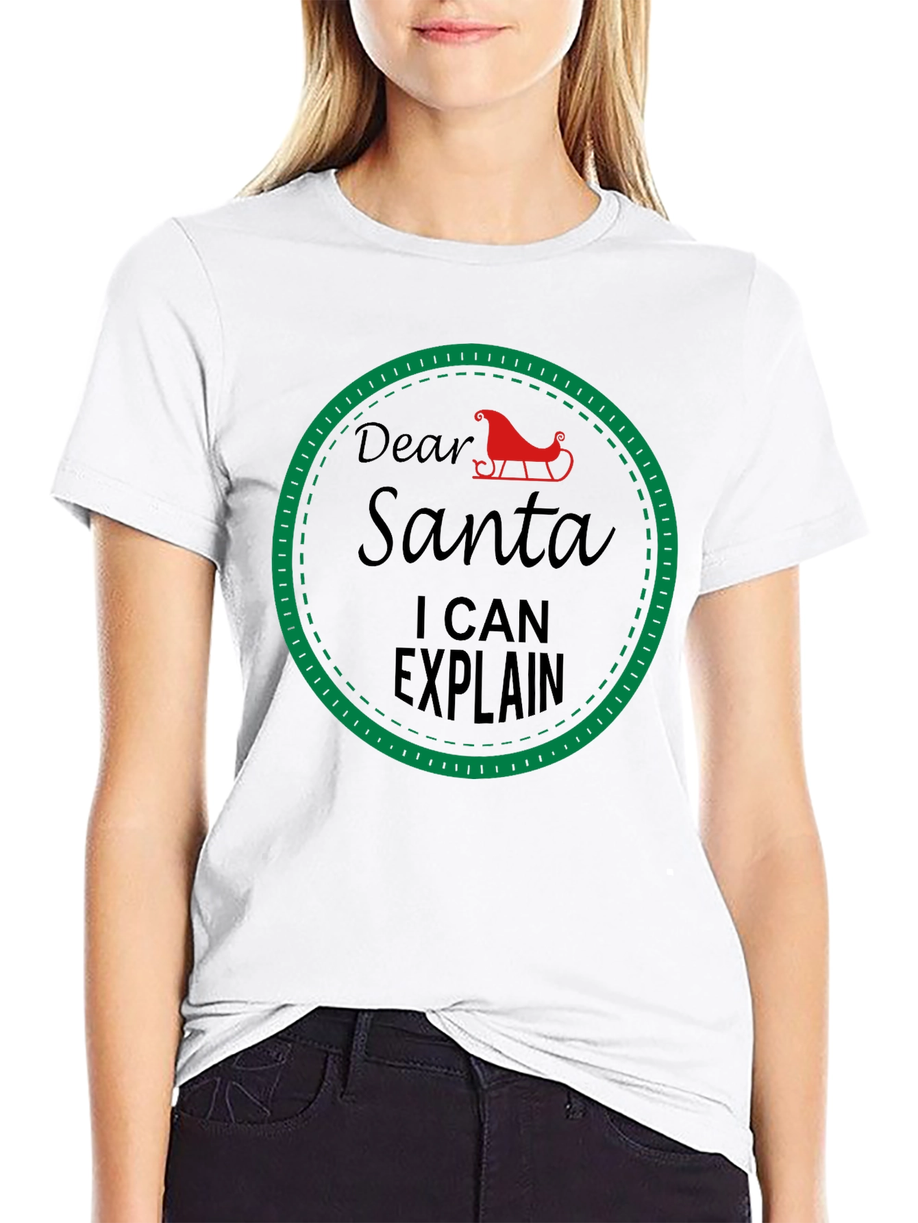Dear Santa I Can Explain Holiday T-Shirt