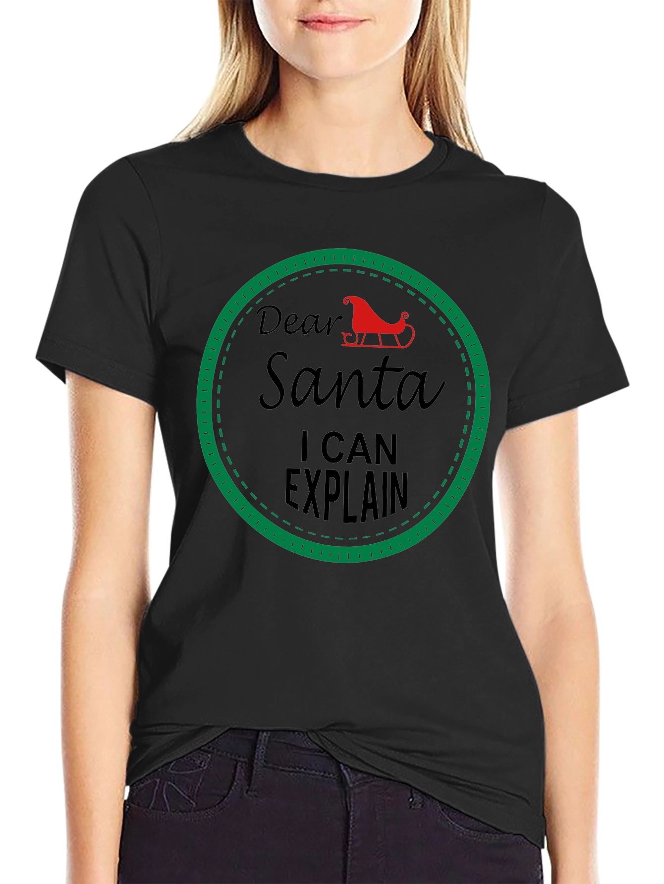Dear Santa I Can Explain Holiday T-Shirt