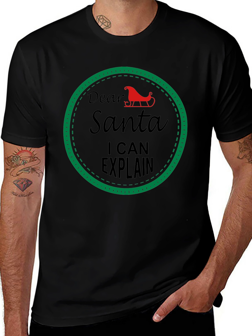 Dear Santa I Can Explain Holiday T-Shirt