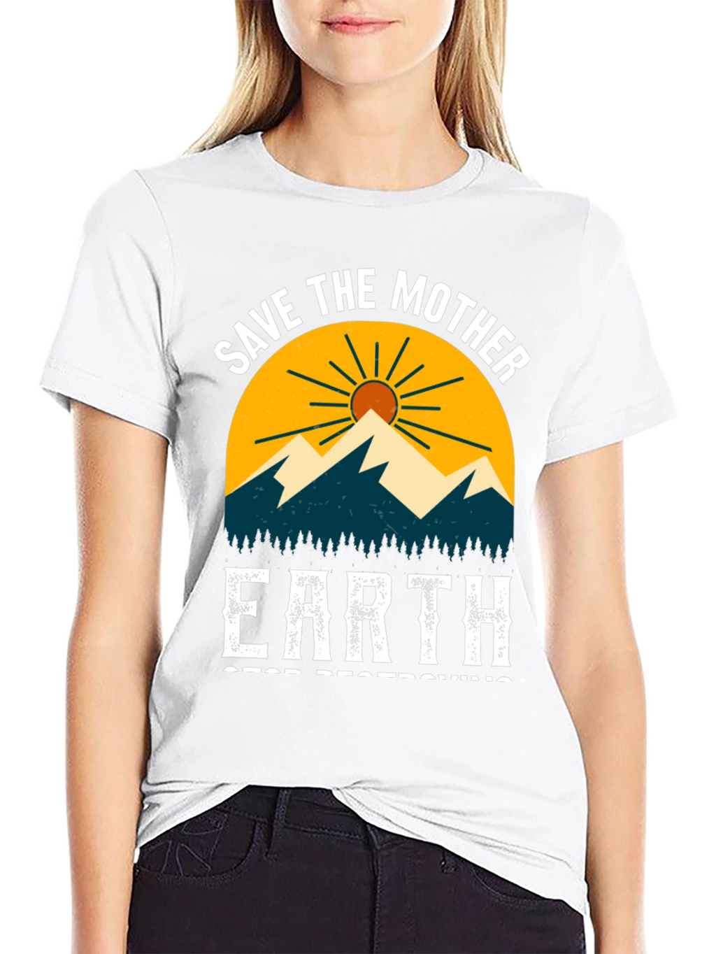Save the Mother Earth Graphic T-Shirt