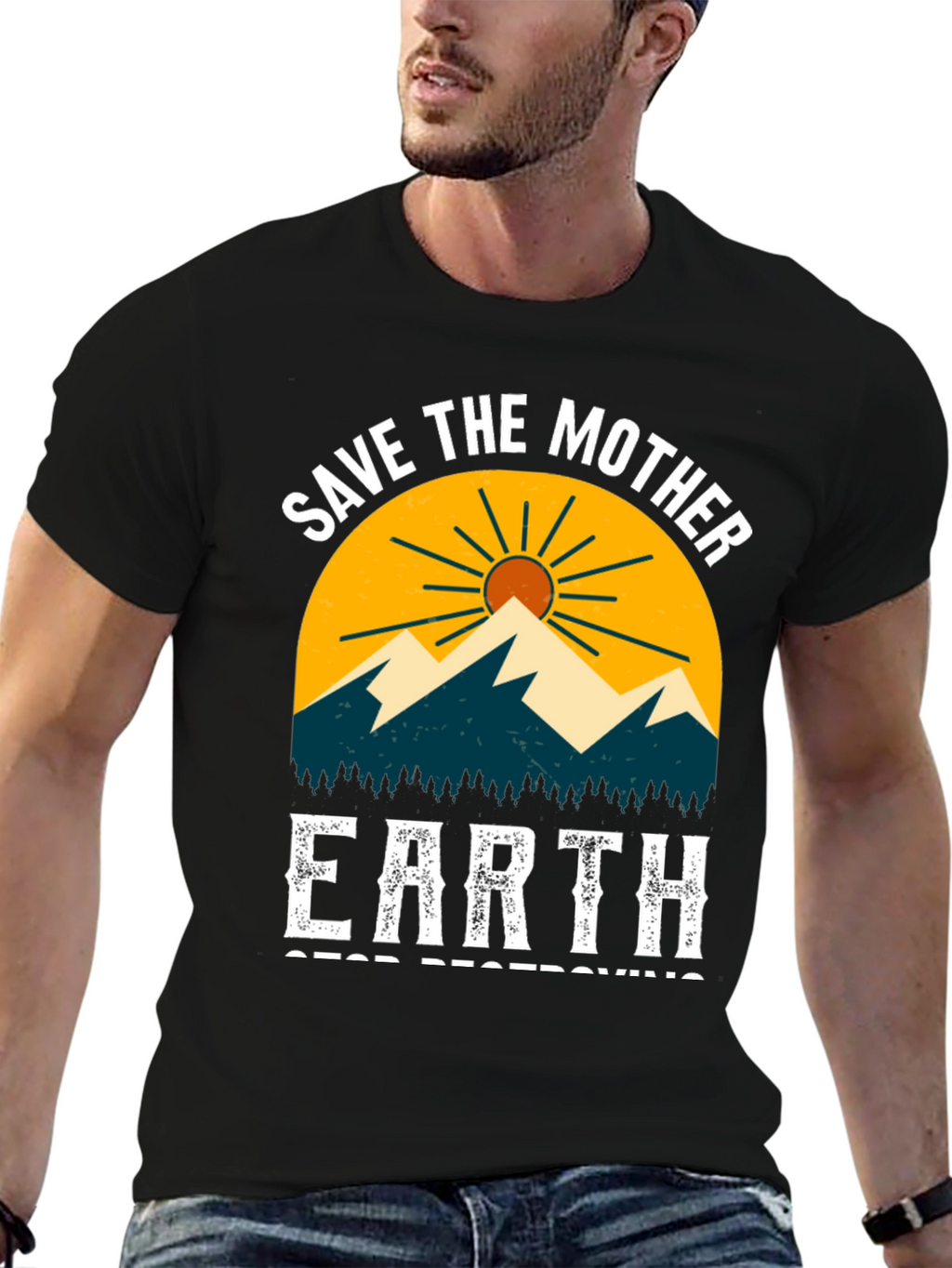 Save the Mother Earth Graphic T-Shirt