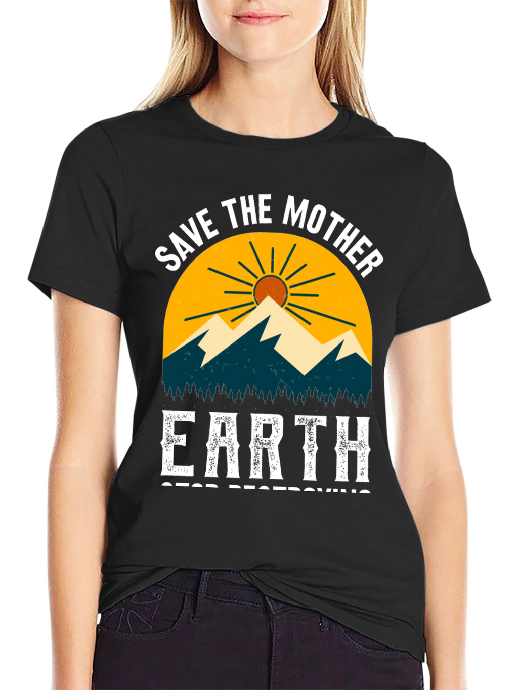 Save the Mother Earth Graphic T-Shirt