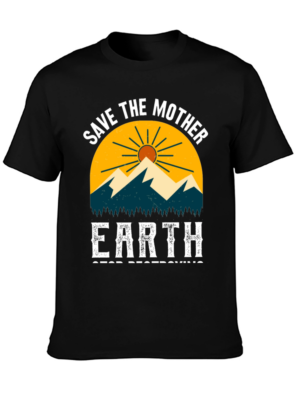 Save the Mother Earth Graphic T-Shirt