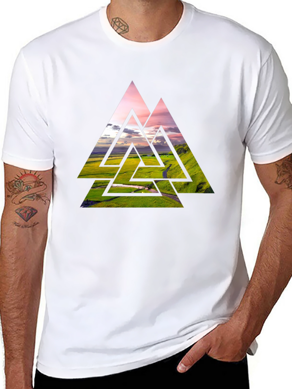 Viking Valhalla T-Shirt - Nature Design