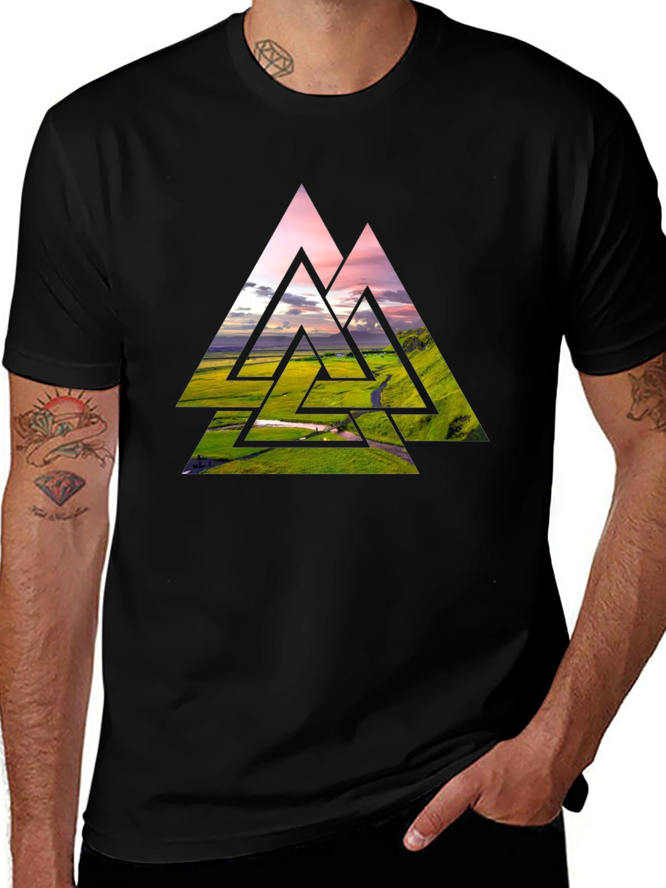 Viking Valhalla T-Shirt - Nature Design