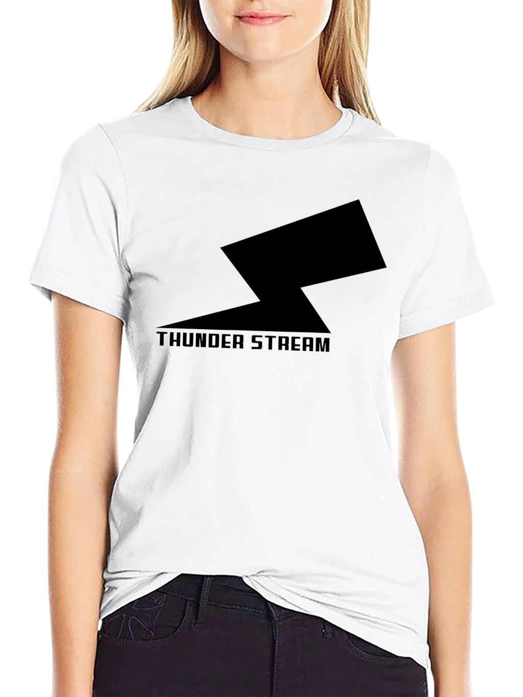 Thunder Stream Black Graphic Tee