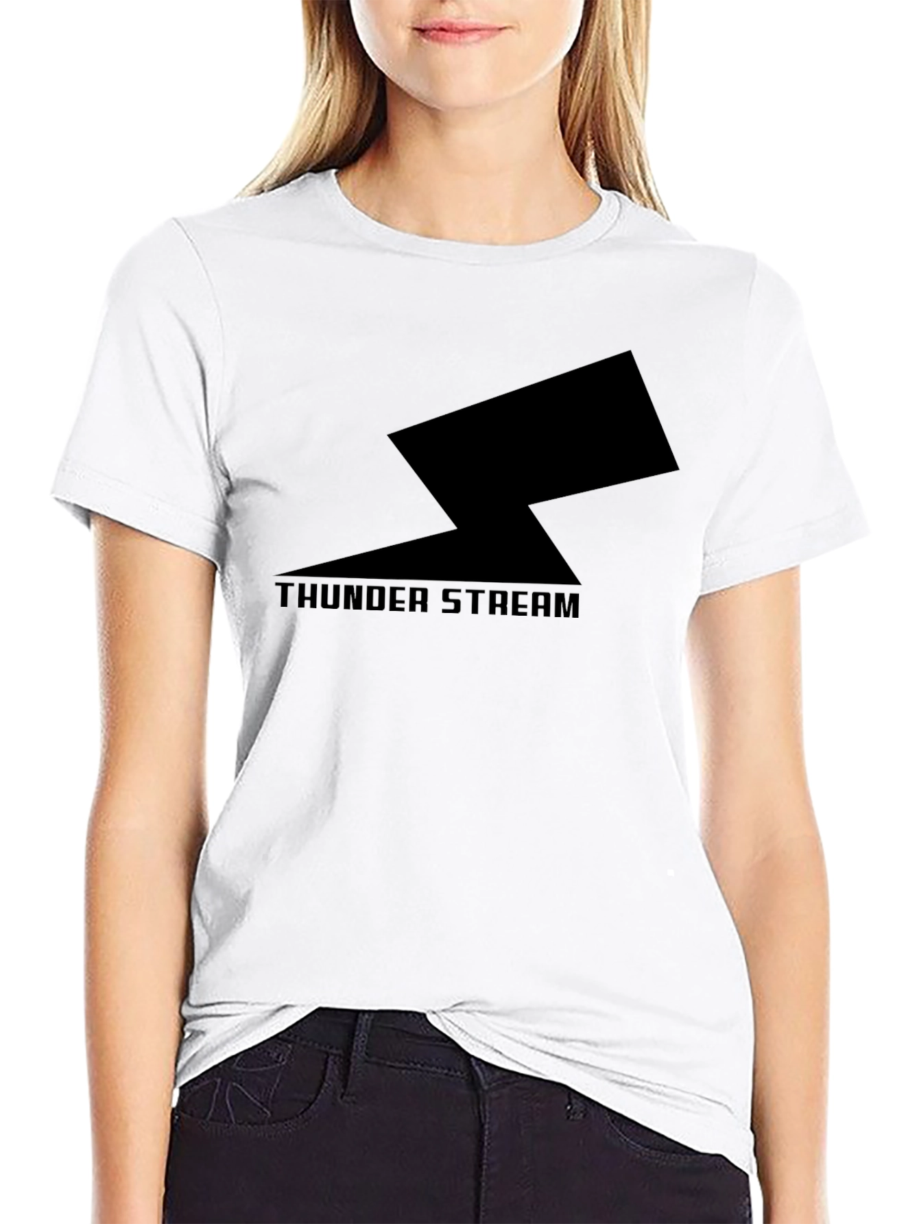 Thunder Stream Black Graphic Tee